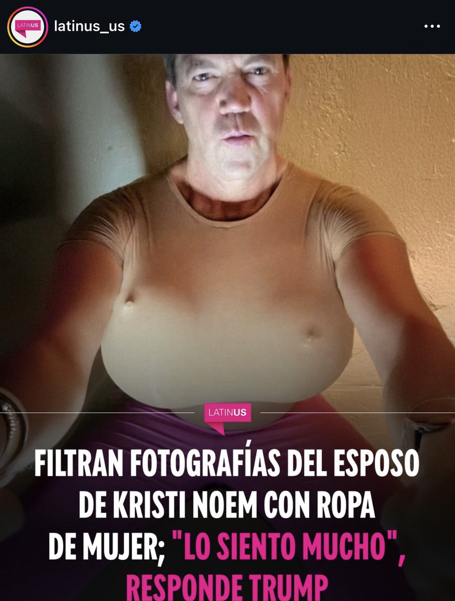 Cuando quieras demostrarle a los rancios conservadores que su homo y trans fobias 🌈 son poco cristianas ✝️, porque 1 de cada 10 de sus seres amados pertenecen a esta comunidad, recuérdales que en plena Semana Santa, Dios reveló las fotos de la marido de Kristi Noem en Tetas 😂👏