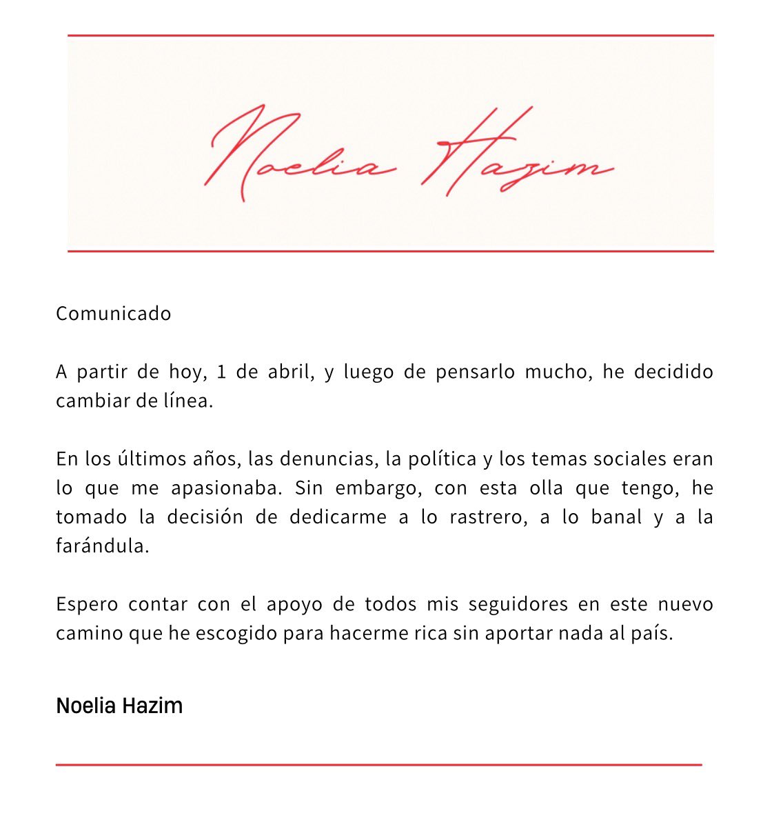 Noelia Hazim tweet media