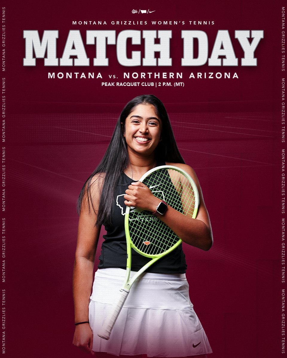 𝙈𝘼𝙏𝘾𝙃 𝘿𝘼𝙔

📍 PEAK Racquet Club
🕗 9:30 a.m.
🎟️ FREE

#GrizWTEN #BigSkyTennis #GoGriz