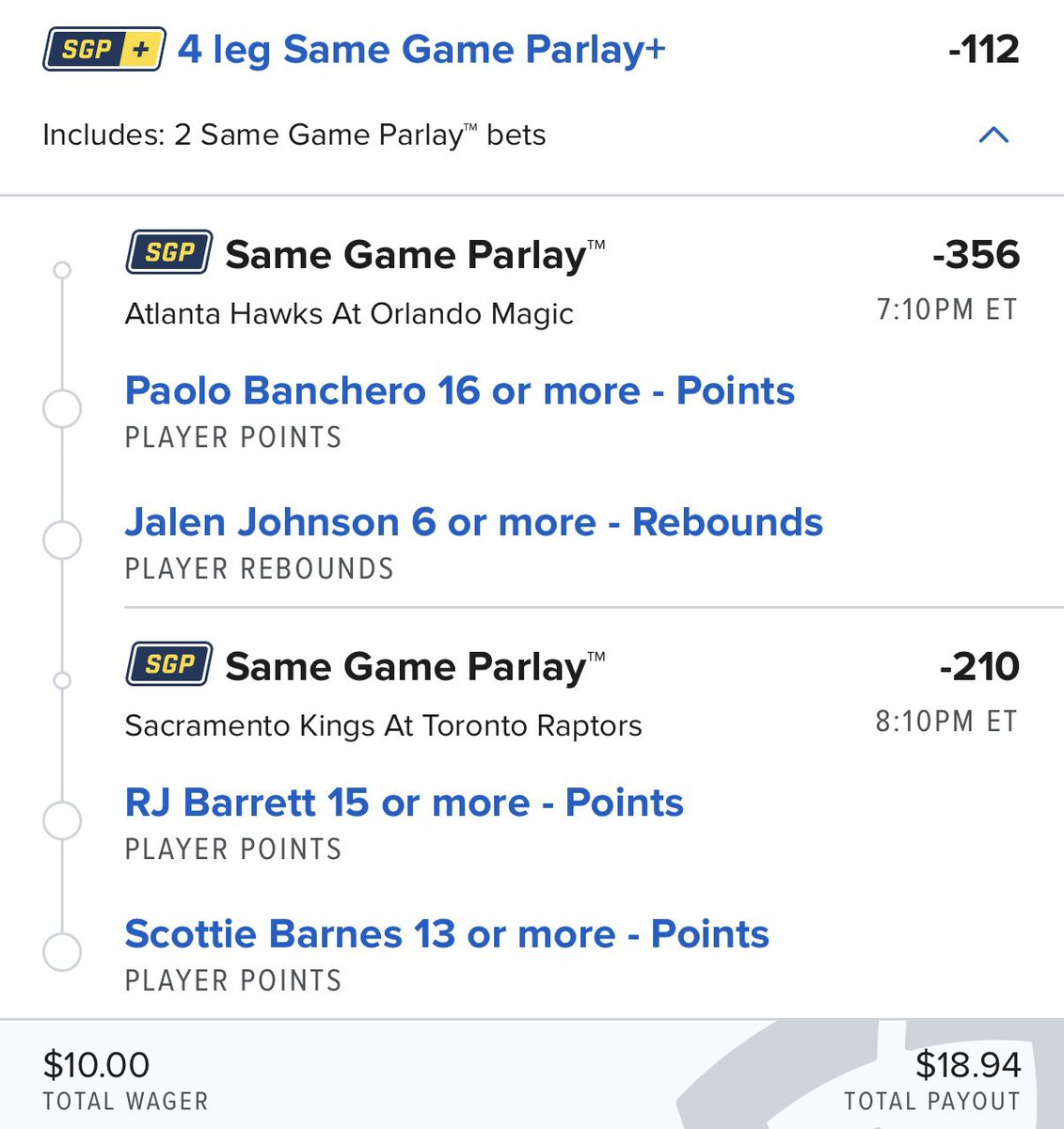 The Parlay Cafe tweet media