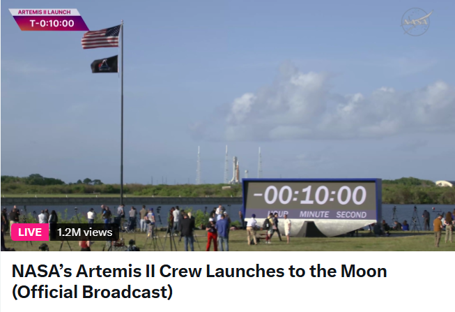 MbalaDieudo's tweet photo. Aujourd’hui, le 1er avril 2026, nous allons vers la Lune. https://t.co/cYPVyJAYlY