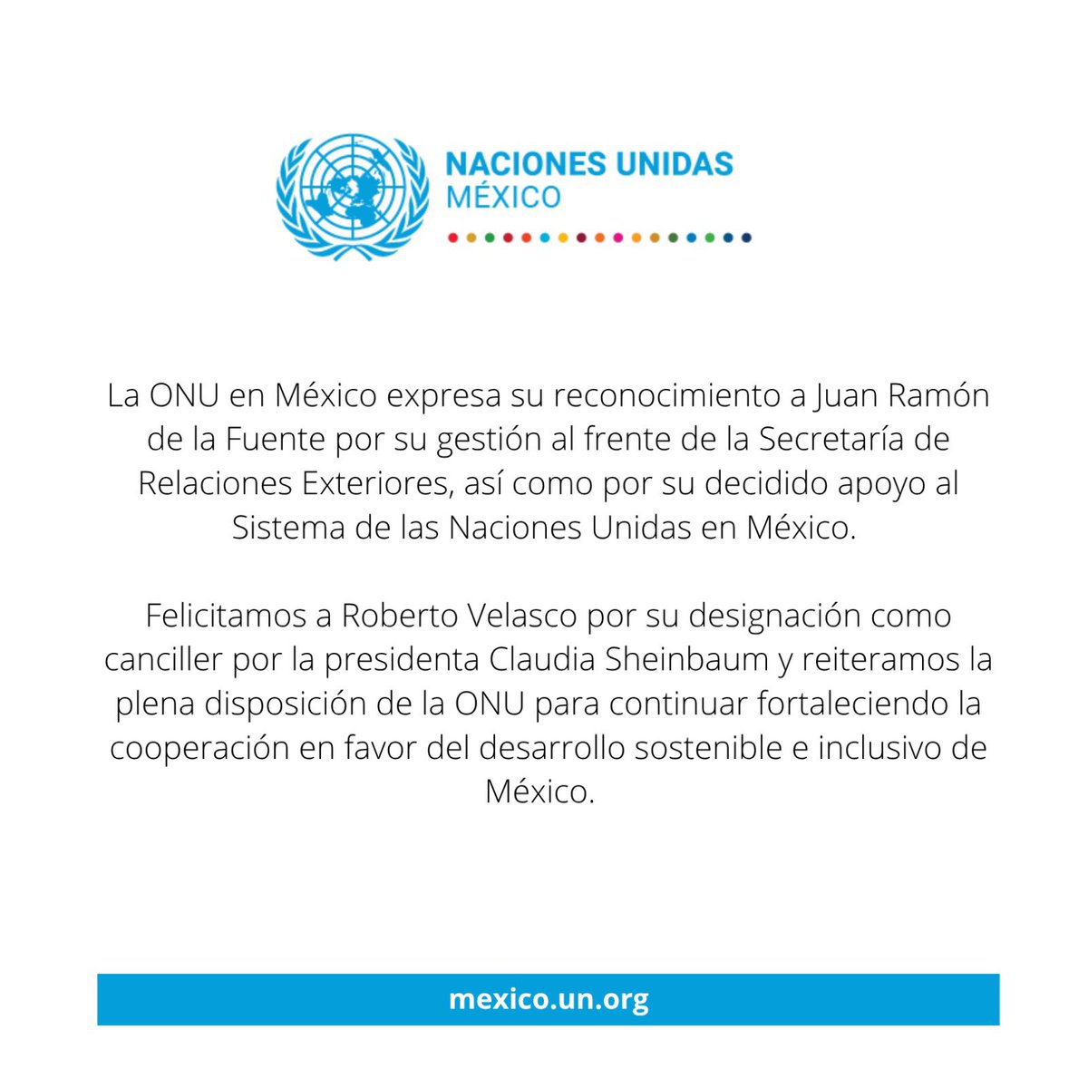 ONU México tweet media
