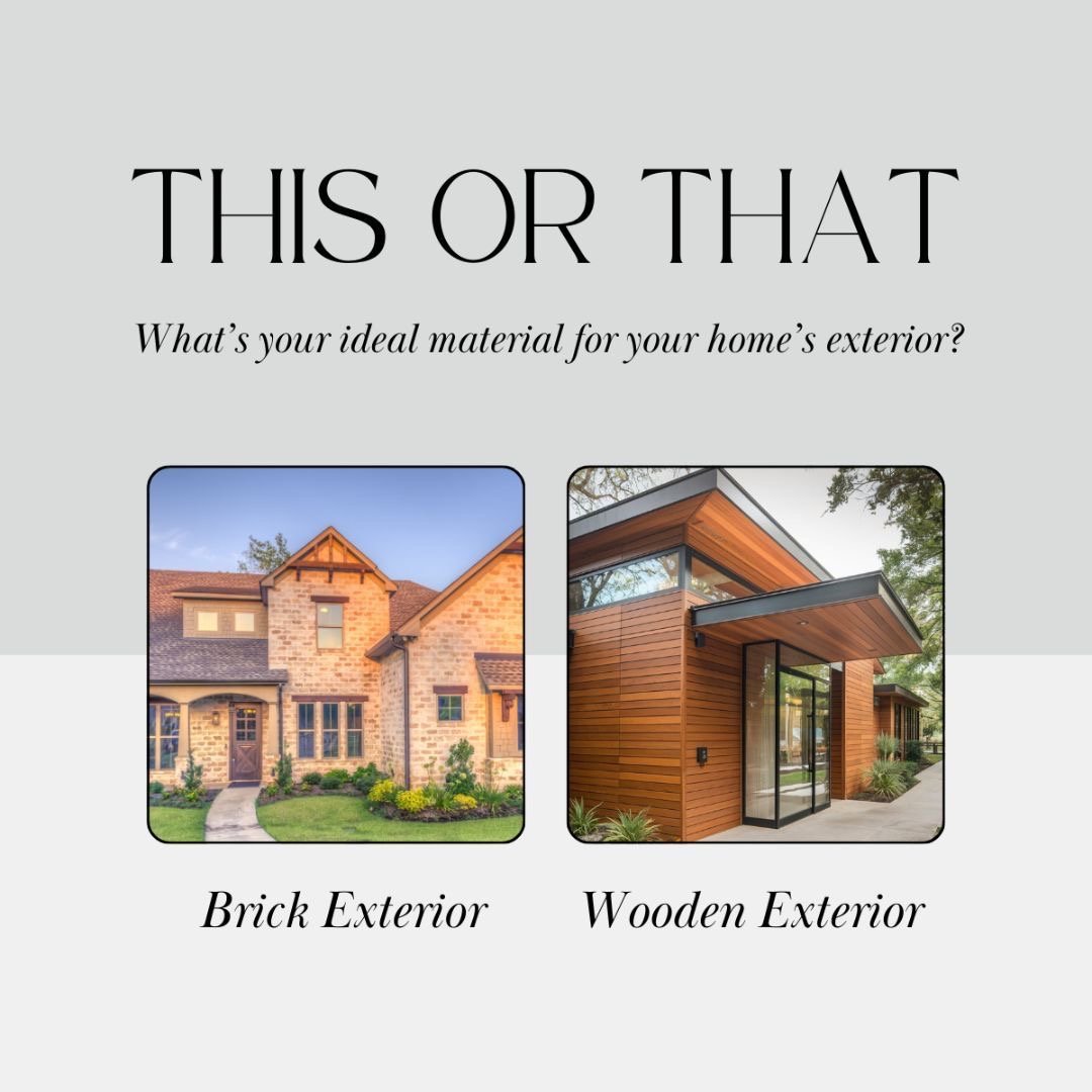 Corona_Realty's tweet image. Brick exterior or wood exterior… which one are you picking?
#HomeStyle #DesignDebate #RealEstateTalk #DreamHomes
