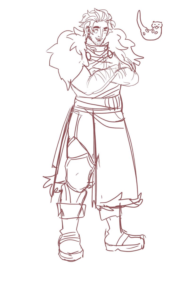 duvirispiral's tweet photo. ive been getting back into guild wars 2!!!!  this is my norn! his name is eskil :) https://t.co/XgI9rEAVKk