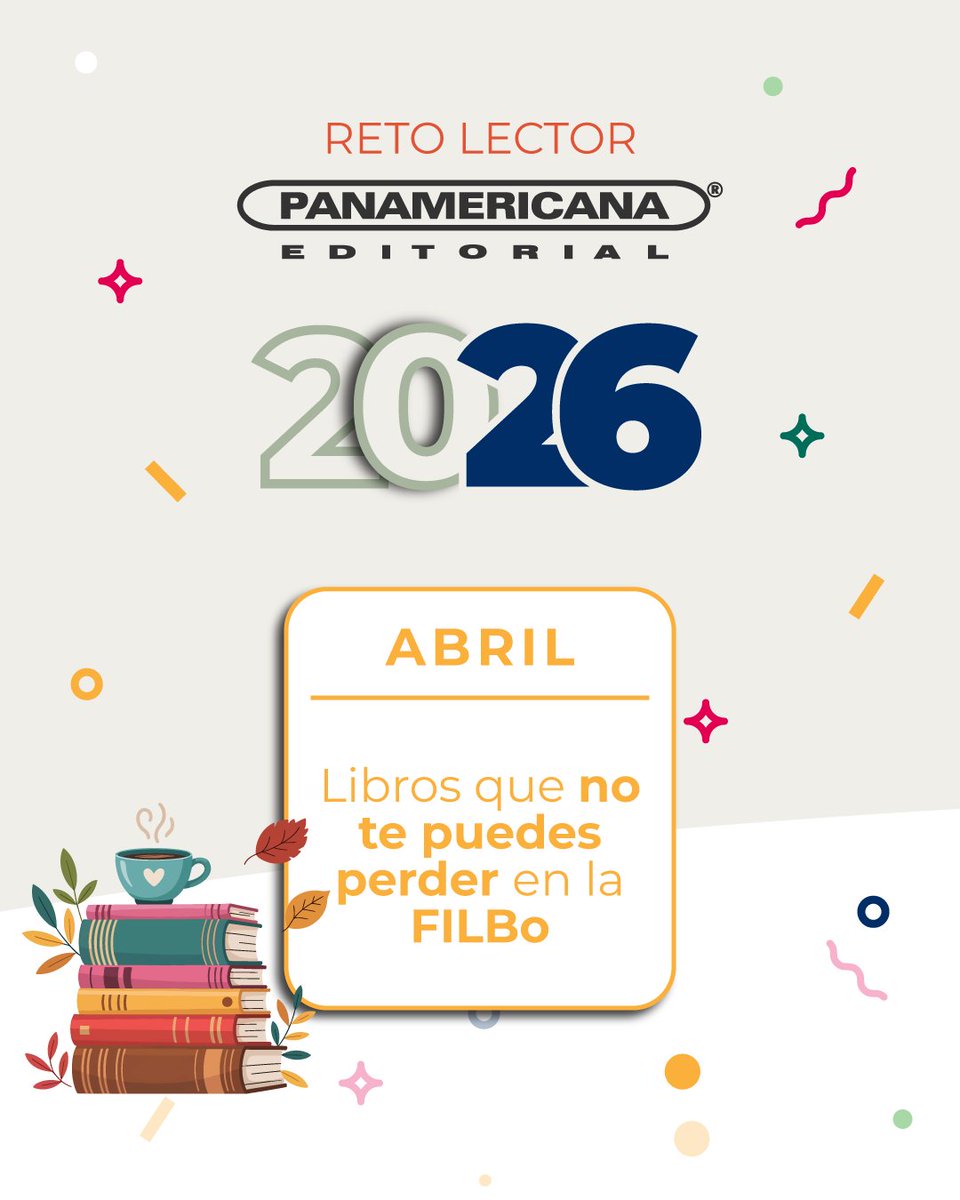 PanamericanaEdi's tweet photo. #RetoLector
¡Llega el cuarto mes del año y con ello nuestros recomendados para #Abril!
Llega nuestro mes favorito: el mes de la primavera, el de la @FILBogota, el del libro📚
No te pierdas algunas recomendaciones 😀
https://t.co/pQGD8pvwHO https://t.co/2zcQKBCncD