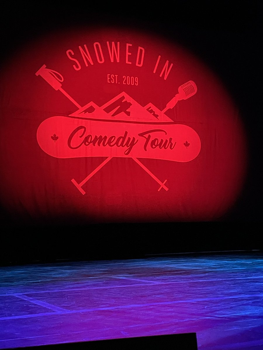 KenBrien1's tweet photo. At Snowed In Comedy Tour show in Fredericton at The Playhouse. @zedlacher https://t.co/hjMPipcj5f