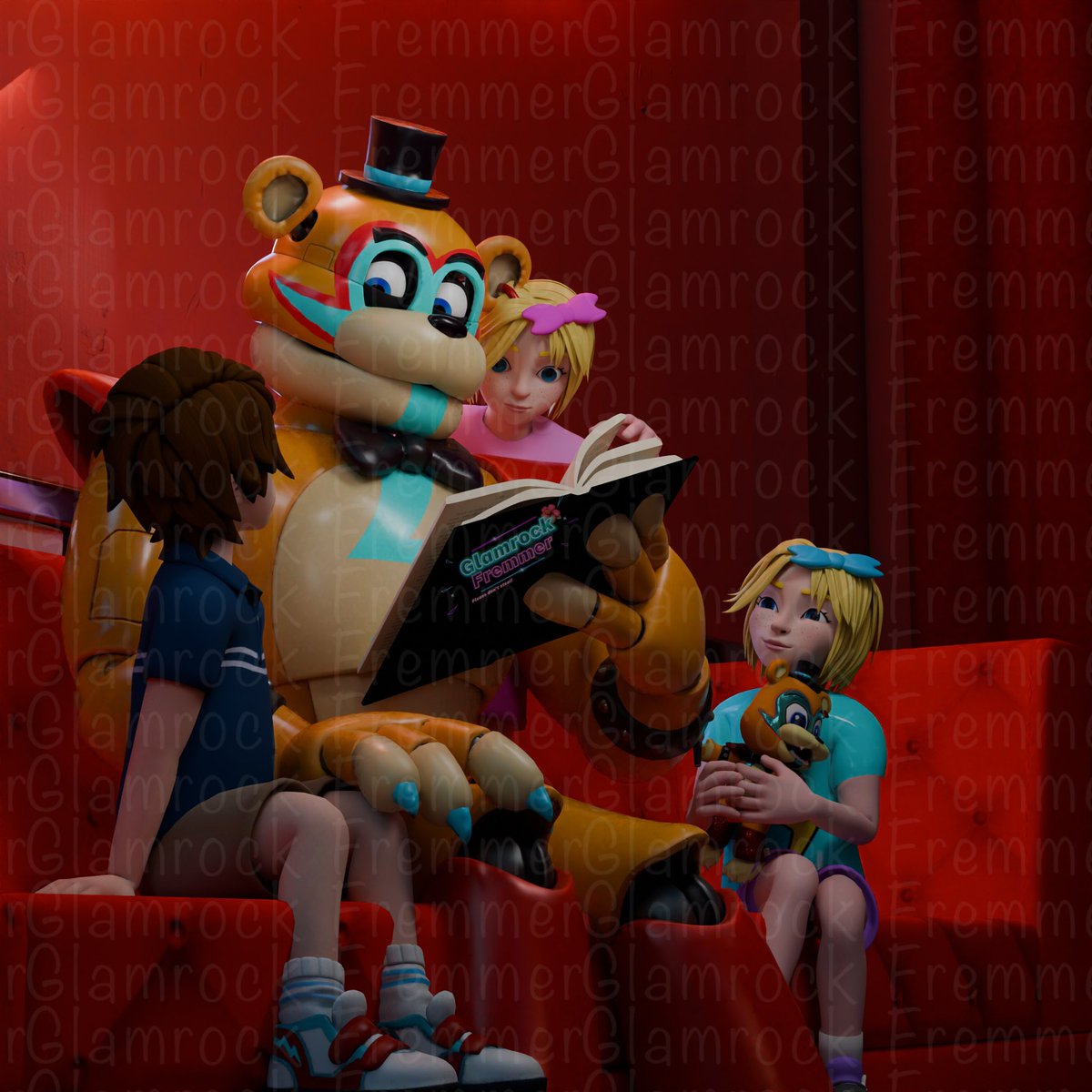 Glamrock Freddy tweet media