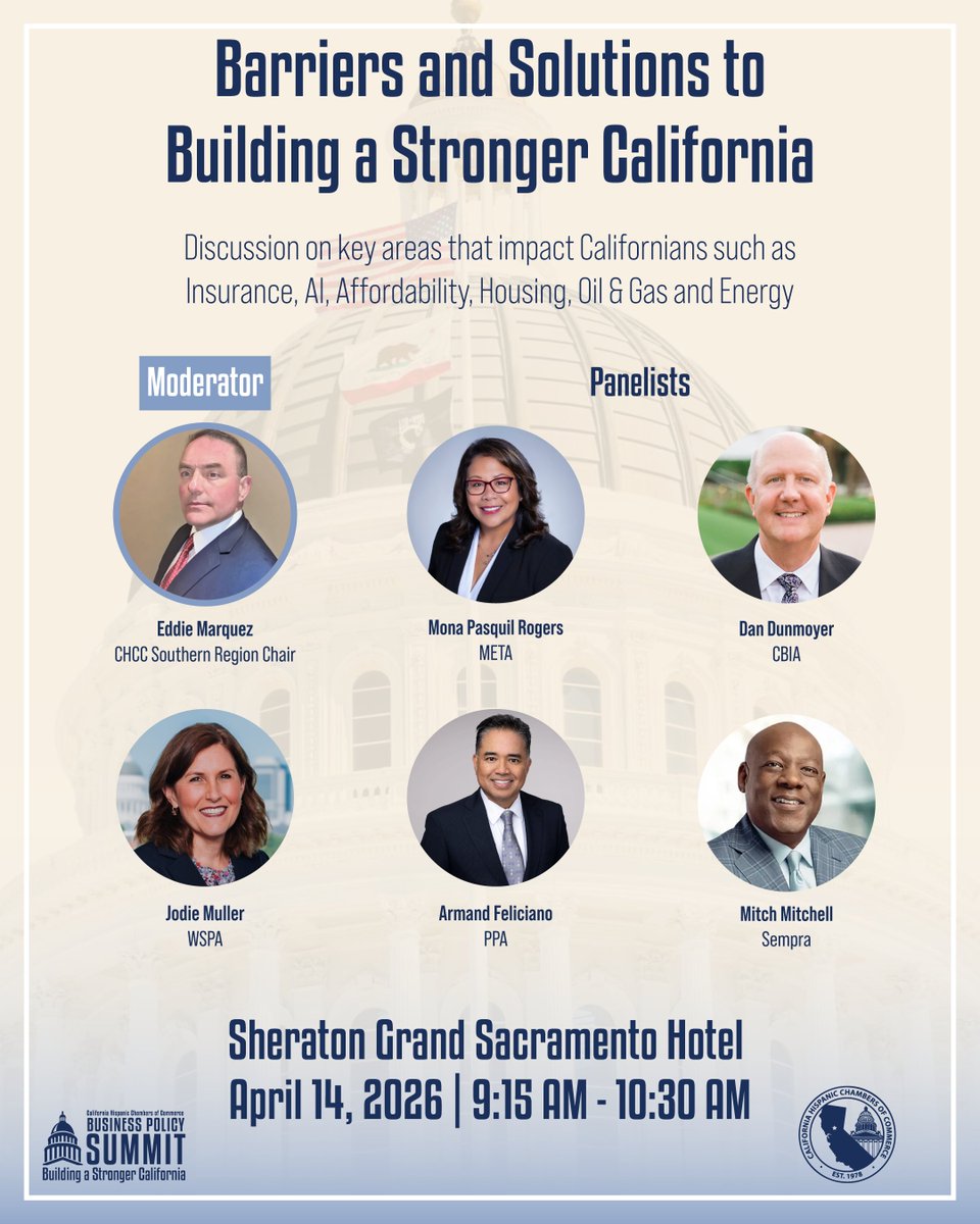 California Hispanic Chambers of Commerce tweet media