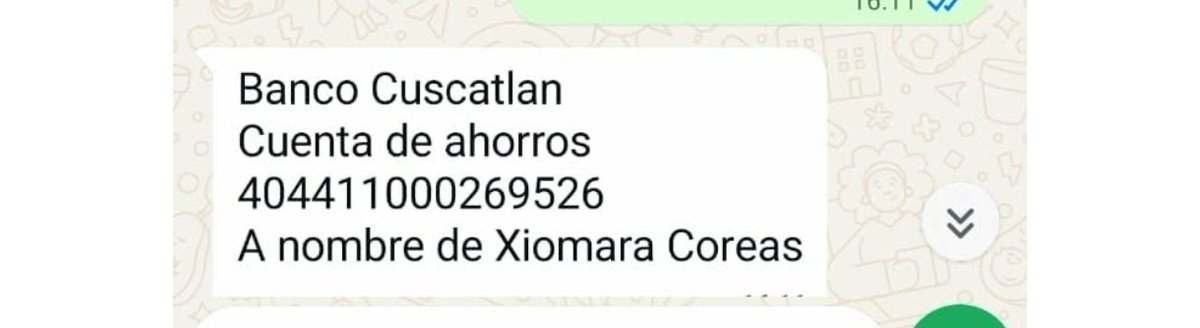 Han hackeado mi cuenta de WhatsApp y ponen este mensaje. Hagan caso omiso <a href="/BancoCUSCATLAN_/">Banco CUSCATLAN</a>