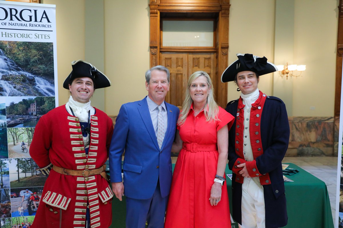 Today under the Gold Dome, we celebrated the year-long America 250 commemoration of our great nation and Georgia's many contributions to its proud history!

Thank you to all our state partners who joined us to highlight the Peach State along with the land of the free and the home