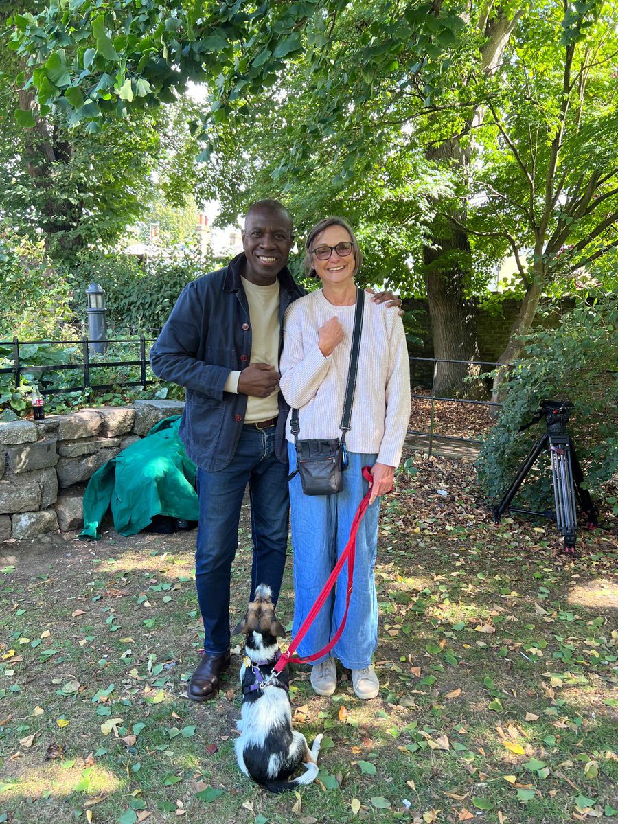 pns47's tweet photo. @CliveMyrieBBC @BBCOne @BBCiPlayer @CliveMyrieBBC We enjoyed making our little segment for #JustOneThing with you.  Mia says woof 🐶 . https://t.co/fP6q1PsvHJ