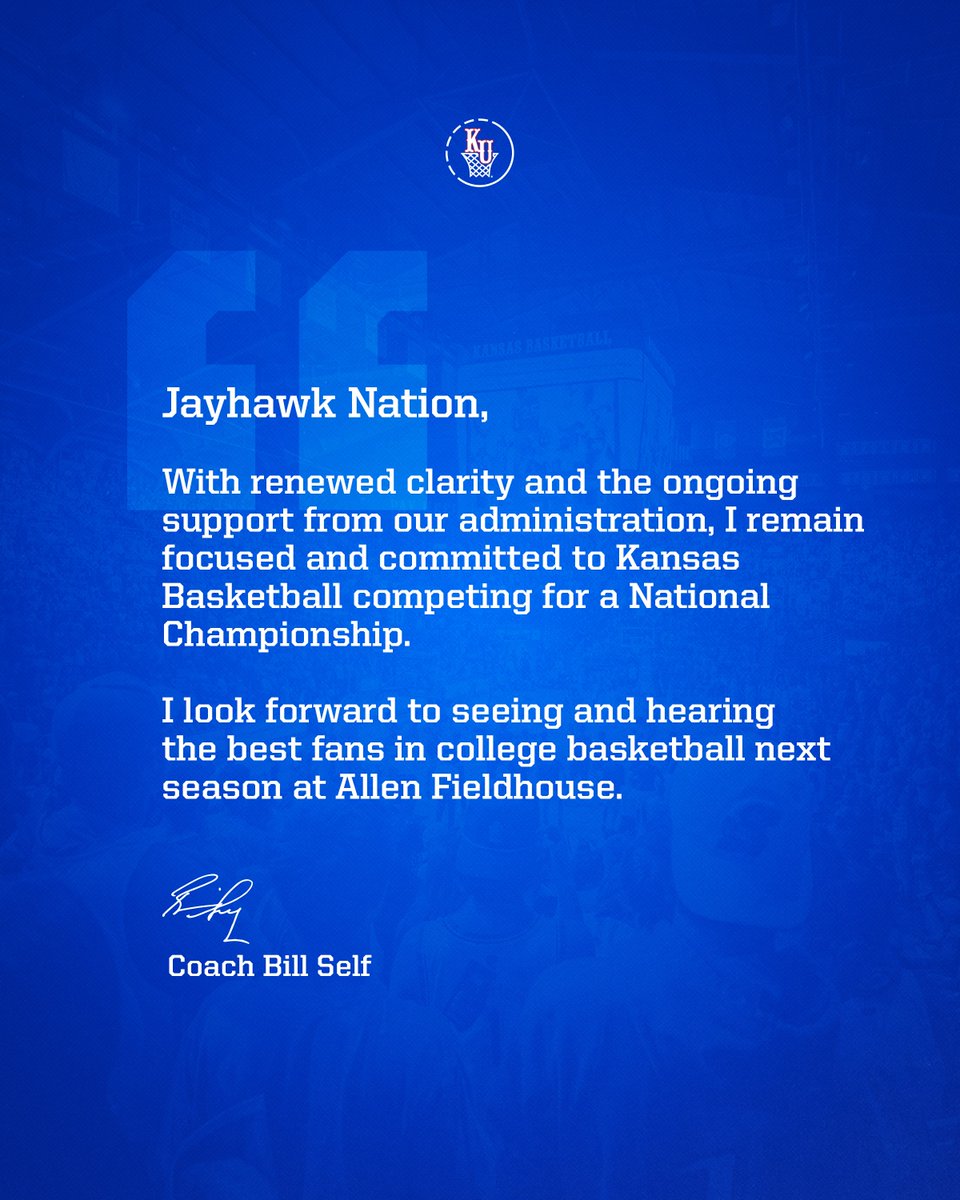 Kansas Men’s Basketball tweet media