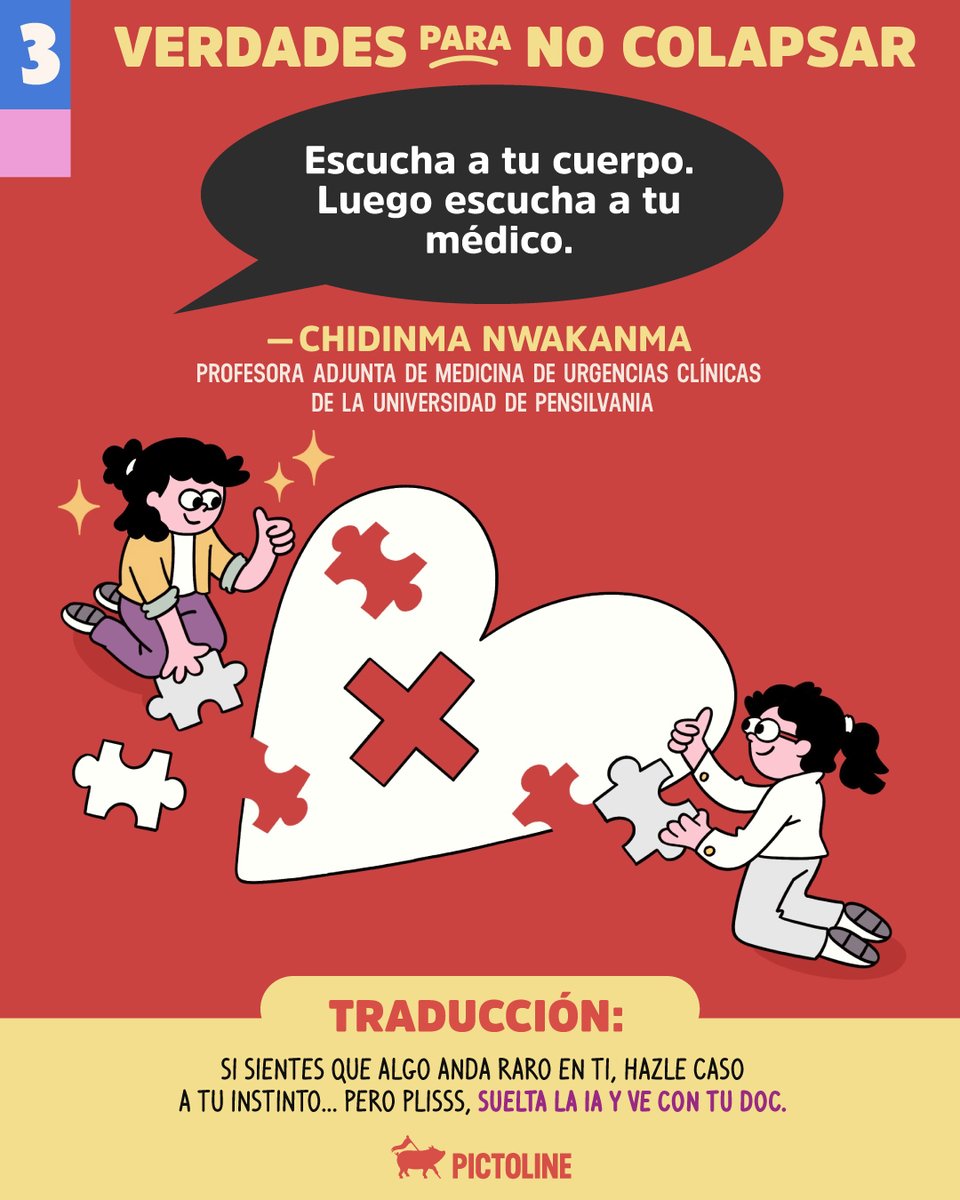 pictoline's tweet image. 🤷‍♀️ Todo el mundo tiene una: ¿cuál es tu verdad para no colapsar? 🫵 Te leemos

#saludmental #salud #verdades #colapsar #pictoline
