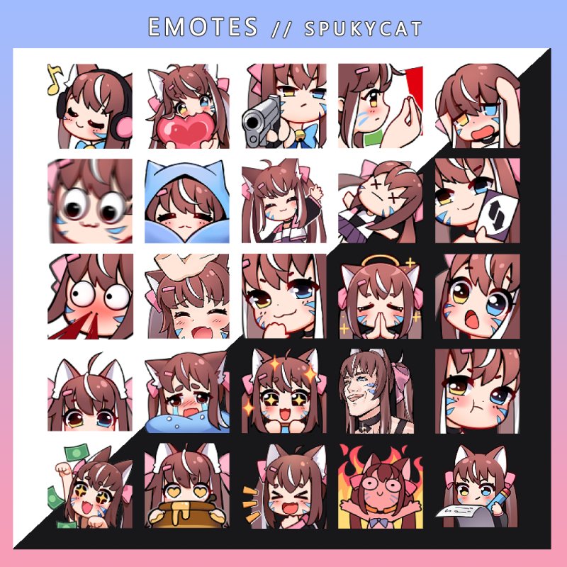 SpukyCat 🐱 Dokomi 10L21 | Vtuber Artist tweet media