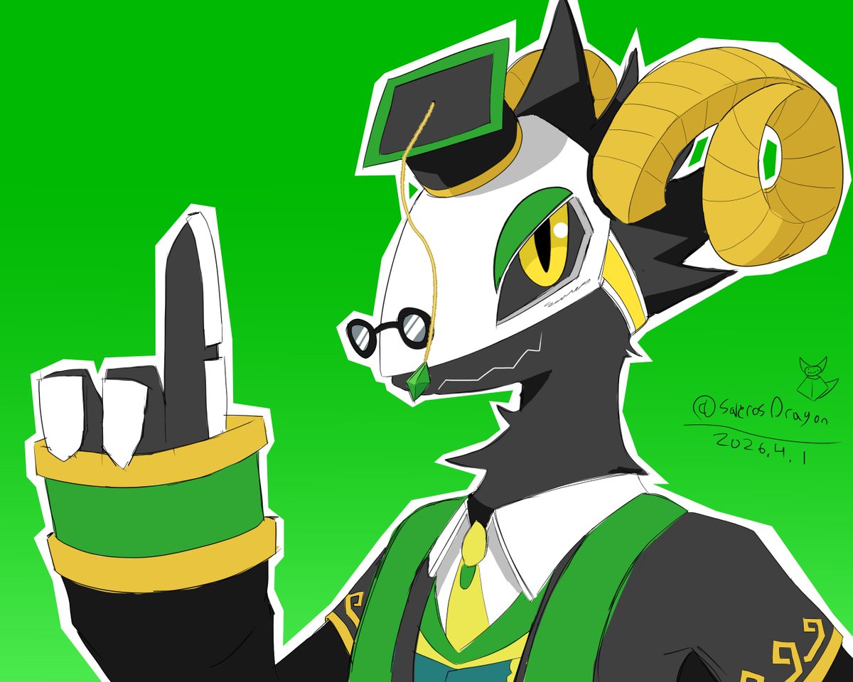 SalerosDragon's tweet image. Nanigashi school alt outfit (From #COMPASS / #コンパス) #fanart