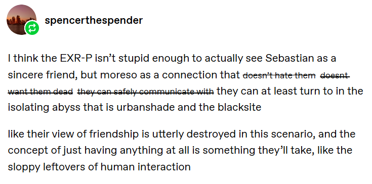 i wanted to share this reblog i got because i think its right on the money lol