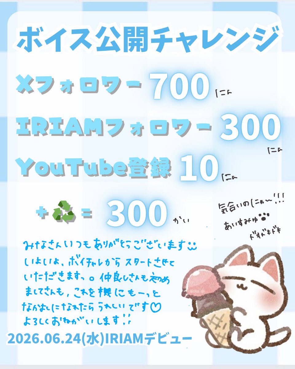 あいすみゆ🍨🐾ボイチャレ中 tweet media