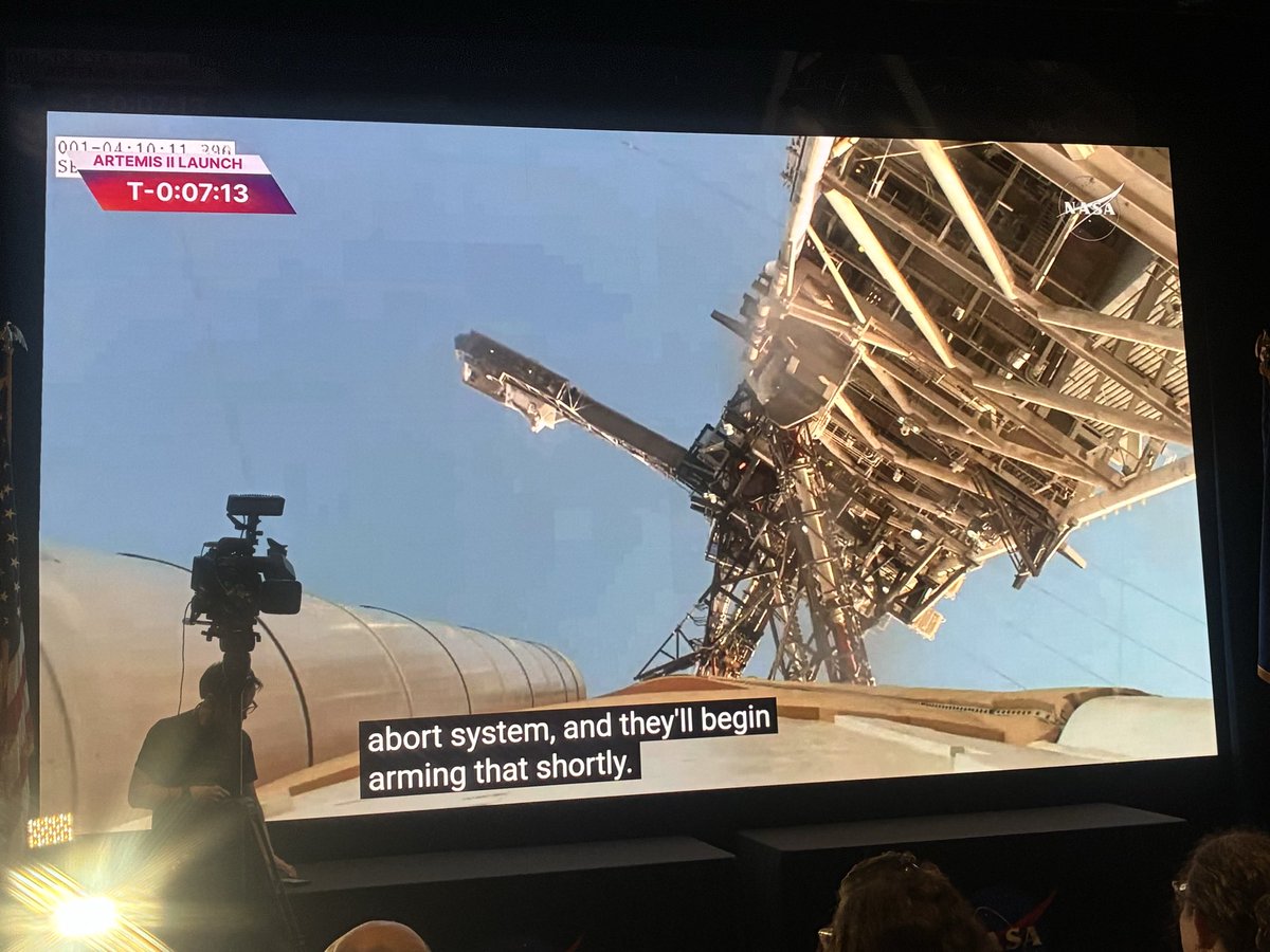 brindisi's tweet photo. Almost there for #ArtemisII to launch for its lunar mission to the #moon! 
@NASAGoddard https://t.co/D5UTT0AQE5