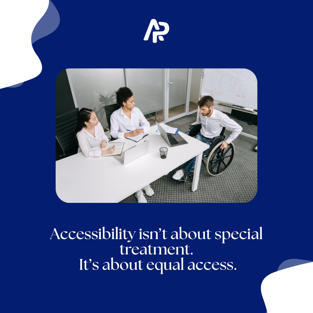 AP_cares's tweet photo. Accessibility isn’t about special treatment.

It’s about equal access.

Why is that still misunderstood?

@Microsoft
#Accessibility https://t.co/ER917zeUoc