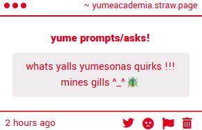 my yume academia tweet media