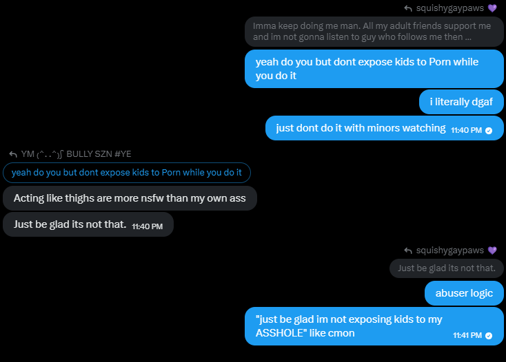 YM ₍^. .^₎⟆ BULLY SZN #YE tweet media