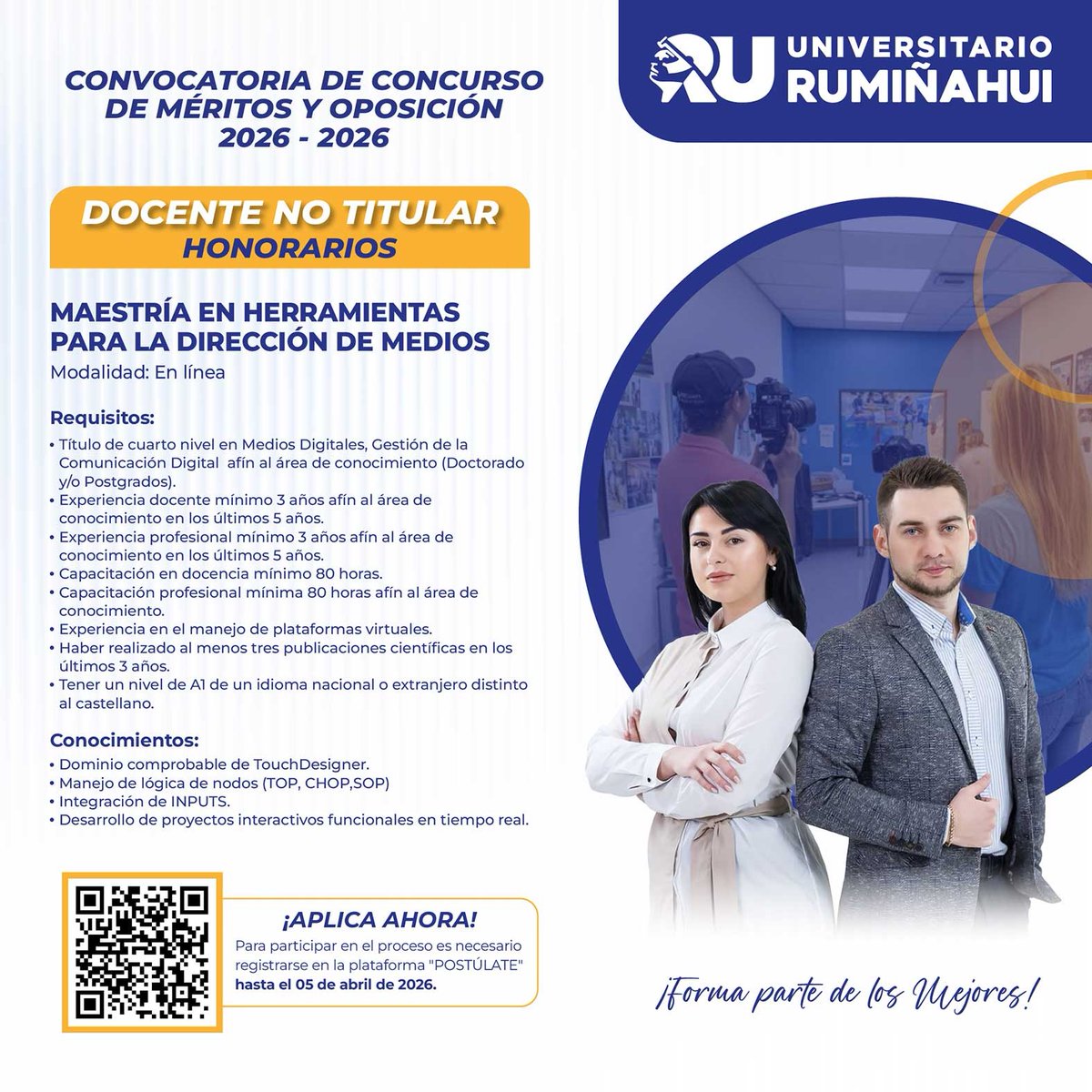 Tecnológico Universitario Rumiñahui tweet media