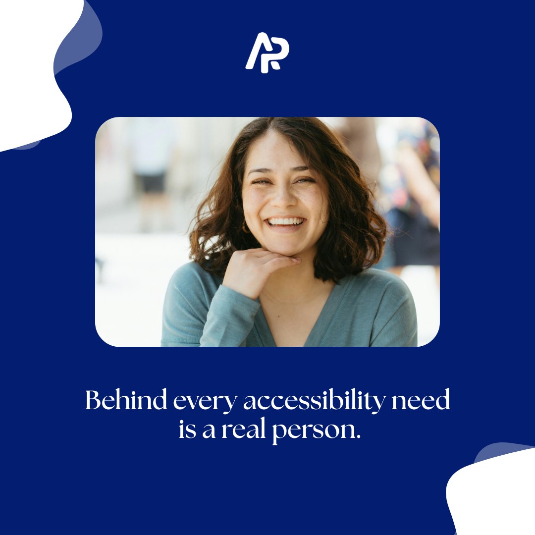 AP_cares's tweet photo. Behind every accessibility need
is a real person.

Not a statistic.
Not a checkbox.

A life.

Why do we forget that?

@YouTube
#Inclusion https://t.co/SnmDSdKfak
