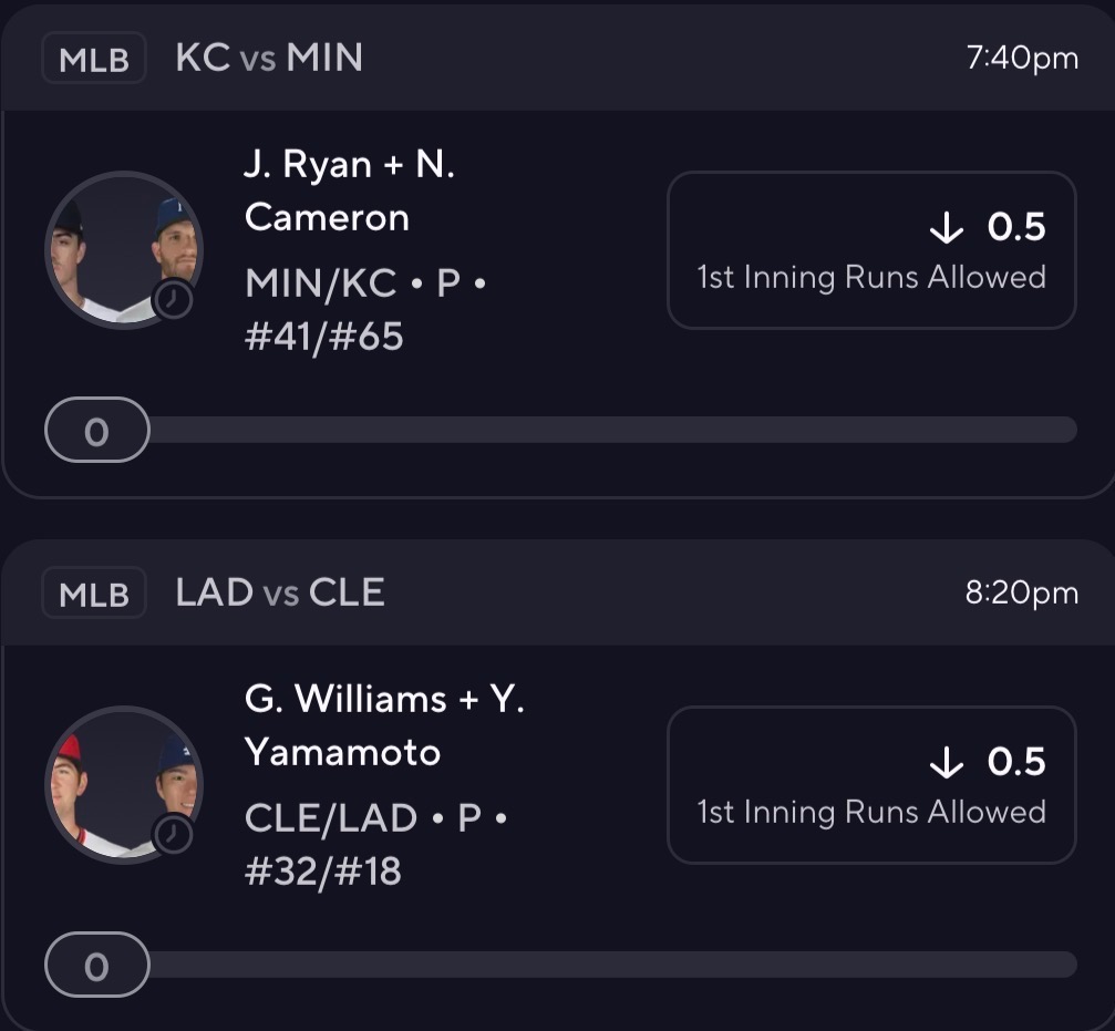 GaUtPicks's tweet photo. 🚨 NRFI HEATER 🚨
Pitchers DEALING early — we’re fading the 1st inning chaos 👇

⚾ J. Ryan + N. Cameron ⬇️ 0.5 1st Inning Runs
⚾ G. Williams + Y. Yamamoto ⬇️ 0.5 1st Inning Runs

🎯 Command on the mound = quiet 1st innings

 NO RUNS FIRST INNING 💰

#MLB #SportsPicks https://t.co/aDZRHdCReJ