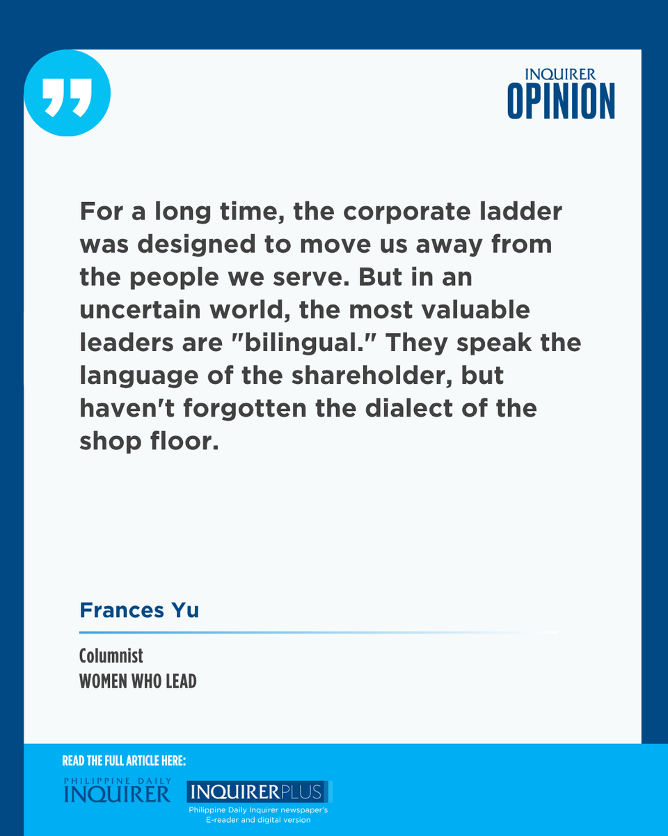 inquirerdotnet's tweet image. Today's #WomenWhoLead by Frances Yu (Apr. 2, 2026).

Visit opinion.inquirer.net for fearless views and more.

Get the Inquirer here: fb.com/inqplus