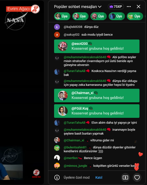 <a href="/evrimagaci/">Evrim Ağacı</a> moderatörleri sub moda alıp trollerden kurtulacaklarını zanneder :d #nasa