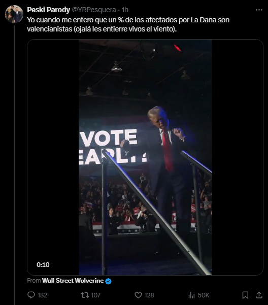 Spanish Norris tweet media