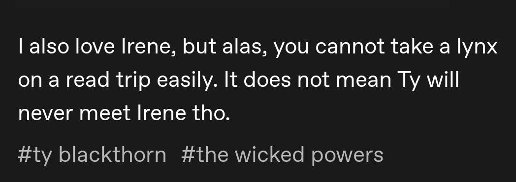 Basicamente los tres mosqueteros van a reunir objetos y kit va a besar a un blackthorn. Solo pido que esta vez ty no termine llorando