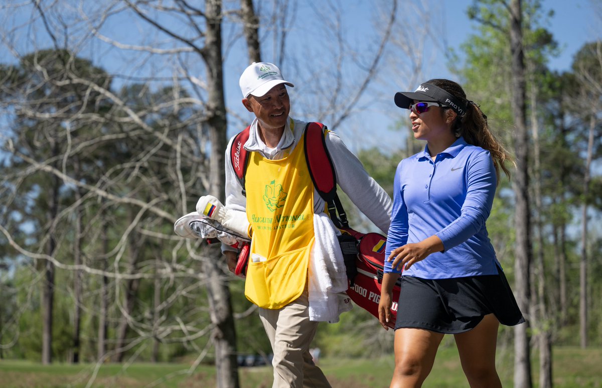RazorbackWGolf's tweet photo. The day one leader at the Augusta National Women's Amateur 🫡

📸 Augusta National https://t.co/UNabJzxz3U