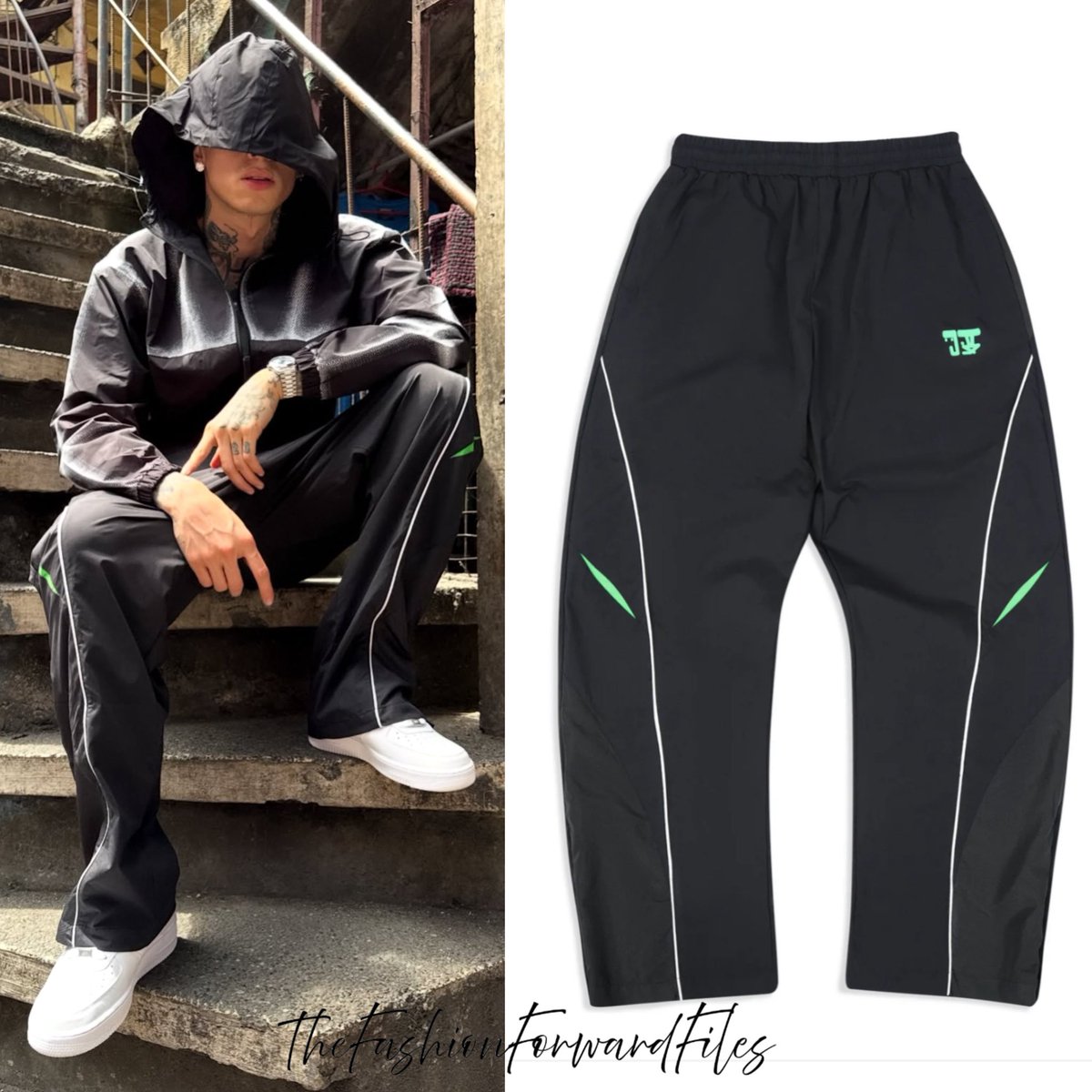 FashFwrdFiles's tweet image. Central Cee wears Militant Shocs Track Pants in Black/Green from the brand Judah Tribe. Photo credits to Judah Tribe 
-
#judahtribe #CentralCee #centralceeedit #centralceetypebeat #centralcee23 @centralcee