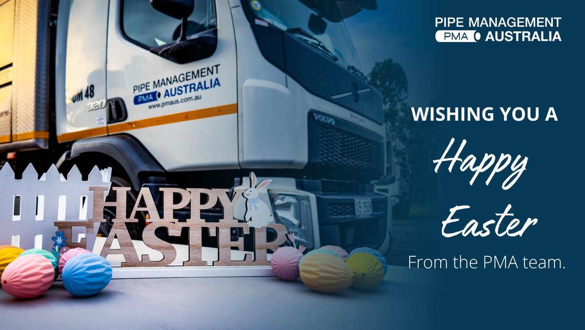 PipeManagement's tweet photo. Happy Easter from the team at PMA 🐣
Please remember that our services remain available for anyone who needs urgent support. We’re here to help.
Call 1800 455 660
#Easter26 #StaySafe #Community #Support #HereToHelp #LongWeekend https://t.co/Y9ziodZJxA