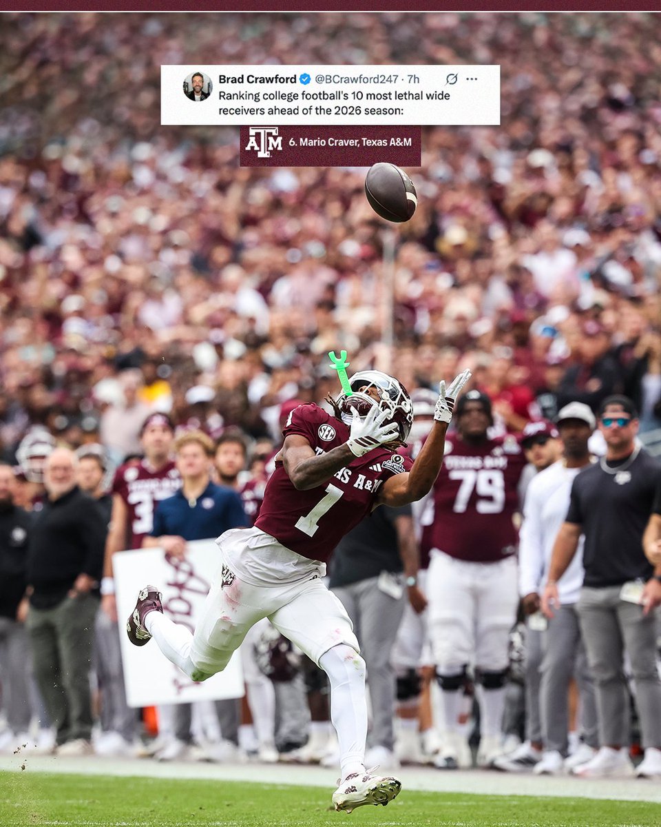 Texas A&M Football tweet media