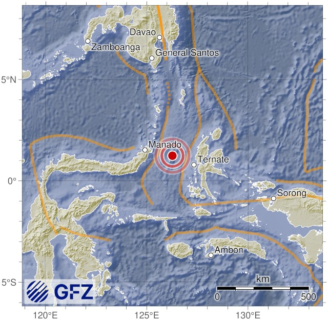 Sismo en Indonesia🇮🇩
Un sismo de magnitud 7.4 ocurrió a las 5:48 PM del 1 de abril de 2026, hora peruana, con el epicentro localizado en el mar, con referencia a 127 km al oeste de Ternate🇮🇩
📏Profundidad: 54 km
🌊Tsunami local
Datos: USGS/GFZ