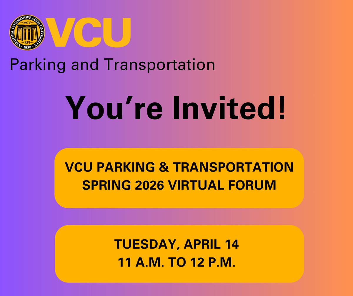 VCU Parking & Transportation tweet media