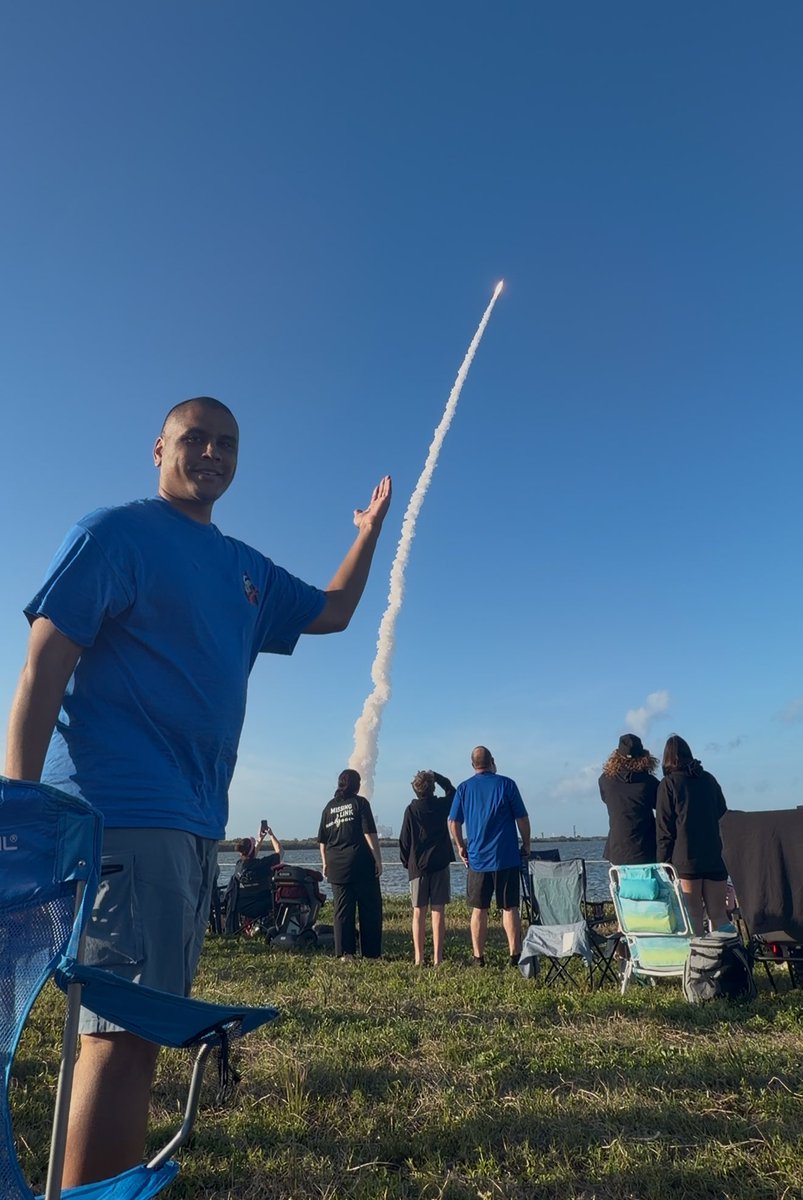 Wow. My view of the NASA Artemis II launch.
A dream come true while I’m working my dream job.