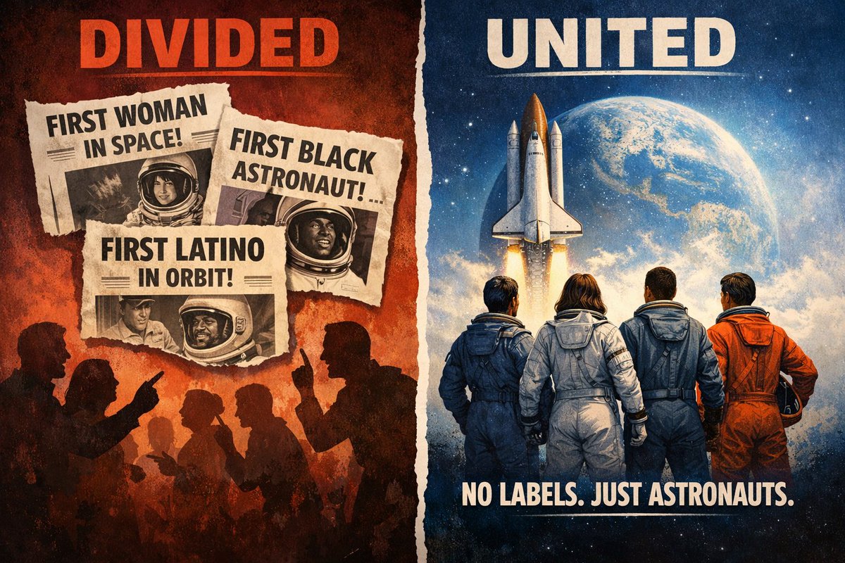 Why did the BBC have to draw attention to the first person of Colour in space to highlight how far we come. No, it doesn't. It reinforces how far we have not come!
