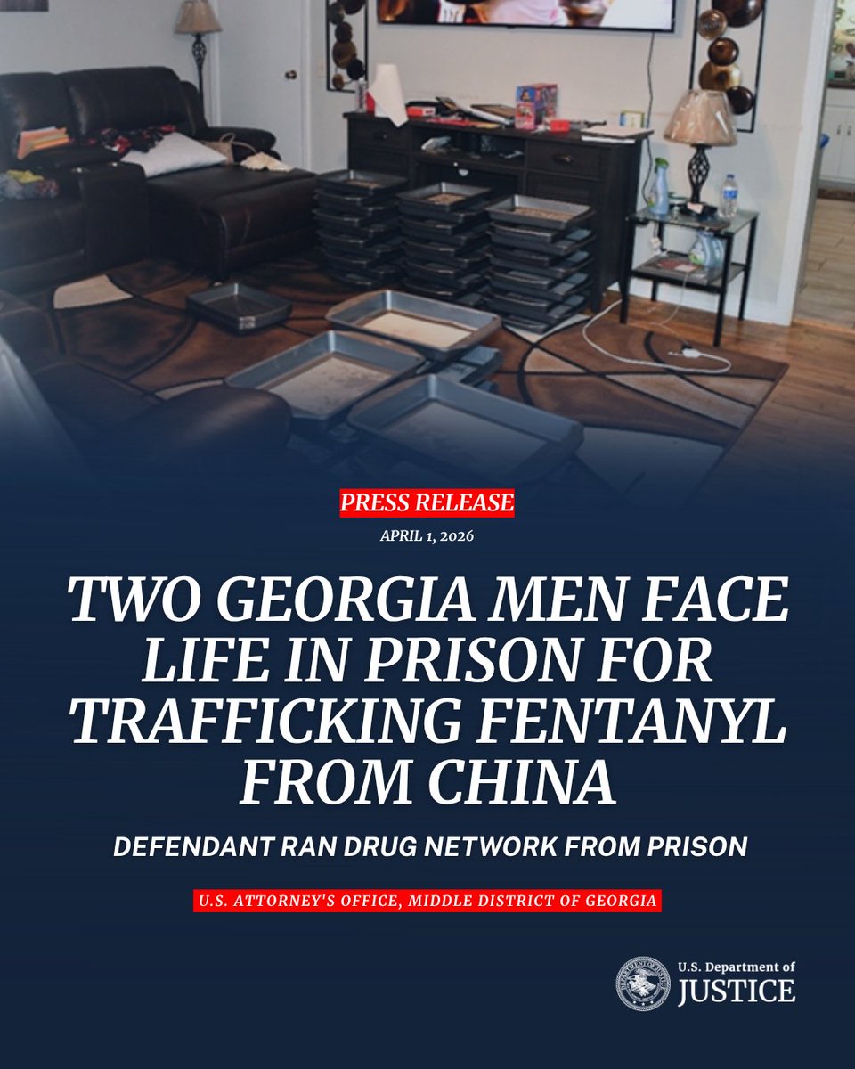 U.S. Department of Justice tweet media