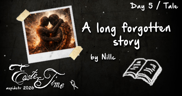 aspidetr's tweet photo. #AET26 #AspidetrEasterTime26 - Day5 - A very unique long-lost story by Nillc, written back in 2008, forgotten for years… and finally here. Check it out!

#Aspidetr #TombRaider #LaraCroft #Tales #Nillc

https://t.co/TA8peTf9AS https://t.co/alLepR8neW