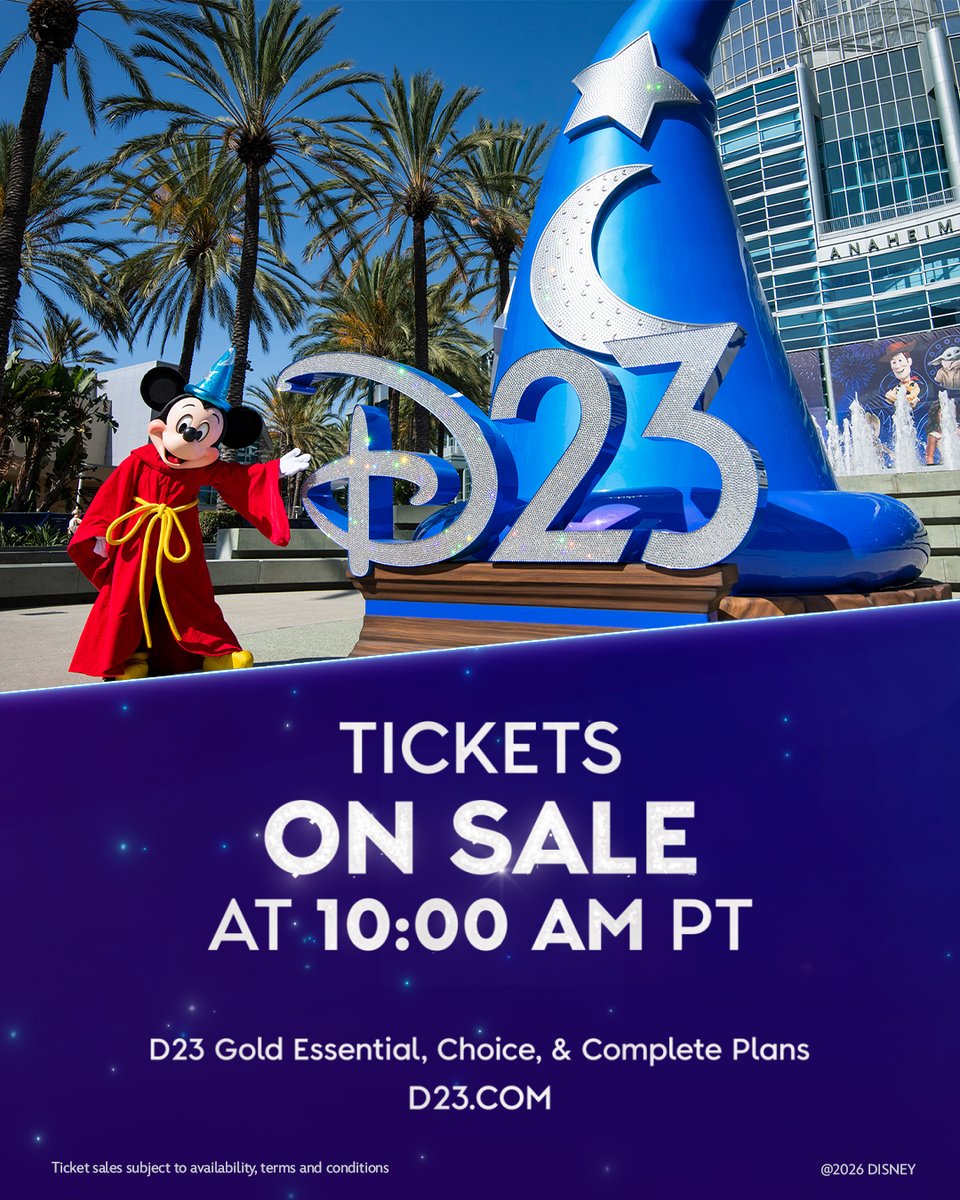 Disney D23 tweet media