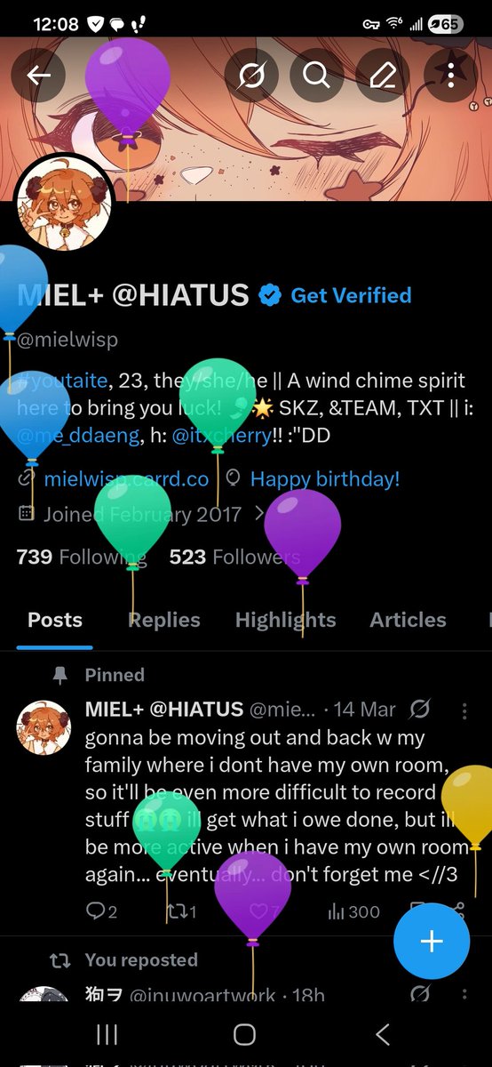 MIEL+ @HIATUS + BIRTHDAY COVER tweet media