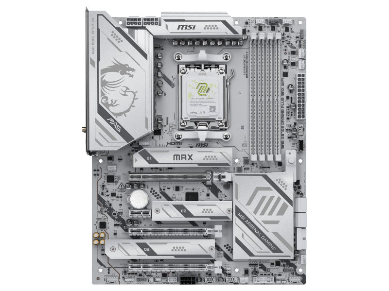 watch_akiba's tweet image. 更新：MSIのRyzen 9000マザー「MAG X870E GAMING PLUS MAX WIFI」が登場、大容量BIOS ROM搭載 akiba-pc.watch.impress.co.jp/docs/news/news… #自作PC #MSI