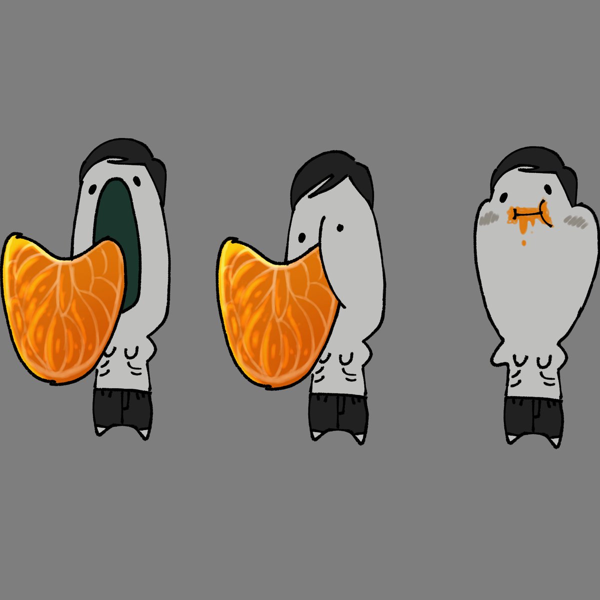 aristoasto's tweet photo. nom 🍊
#ninahfanart #noimnotahuman #palevisitor https://t.co/ly6iXzMJhV