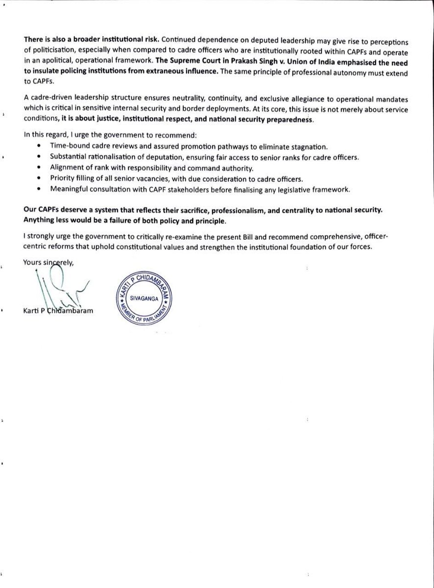 Karti P Chidambaram tweet media