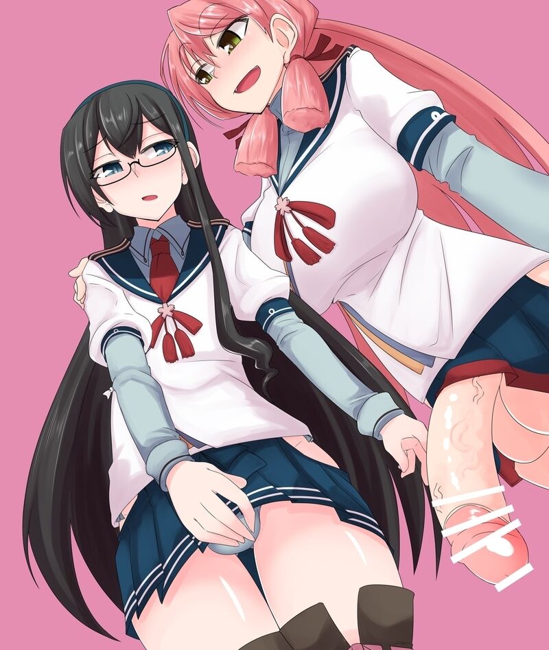 進水日なので以前出した大淀(提督♂)本の表紙絵を( ・ิω・ิ) 