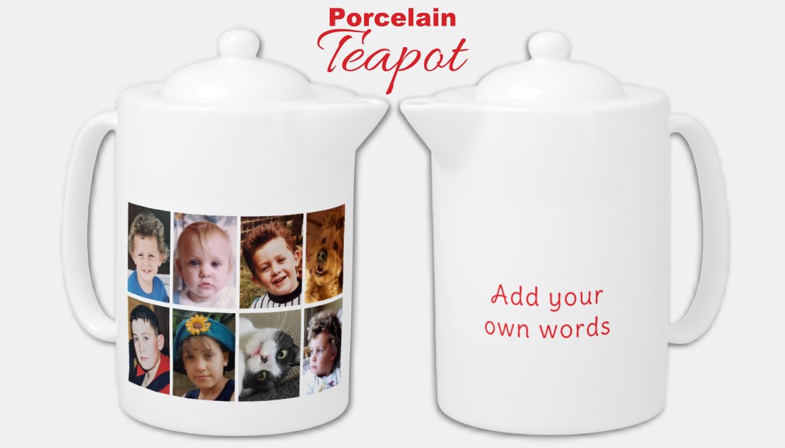 LynnroseDesign's tweet image. zazzle.com/8_photo_add_te…
#teapot #giftidea