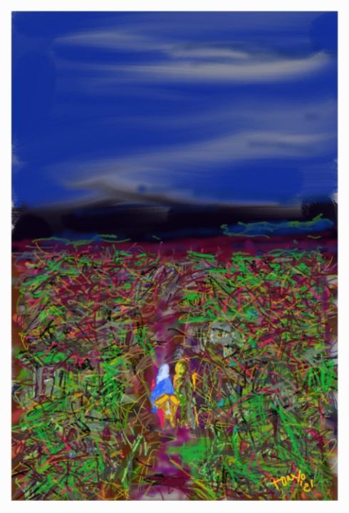 Prof_Tonio's tweet photo. Art of the Day! "Finding a place to stay". Buy at: https://t.co/i4PpOmYs0v https://t.co/wJpQCnkW39